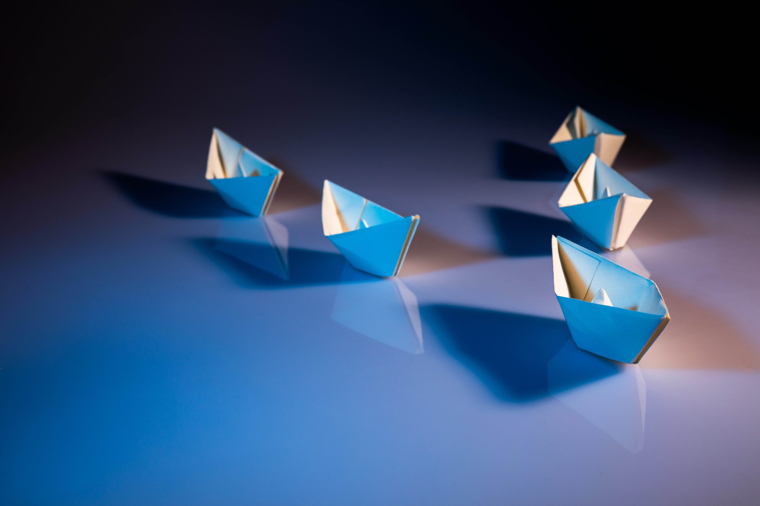 barcos de papel